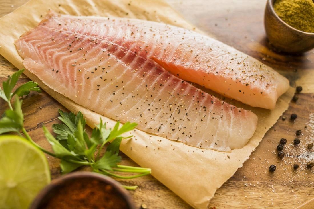 Cooked tilapia dish